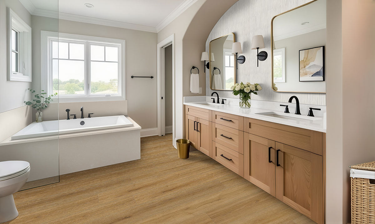 MSI Champagne Limestone — surface detail in champagne tonality