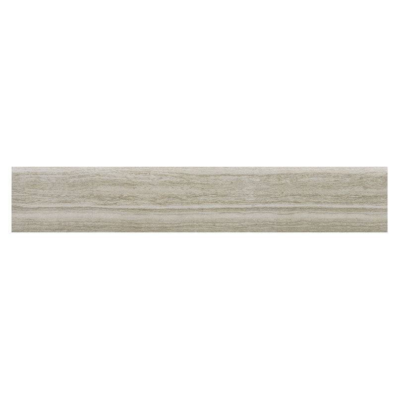 MSI Charisma Silver 3X18 Bullnose — Tile Trim in silver tonality