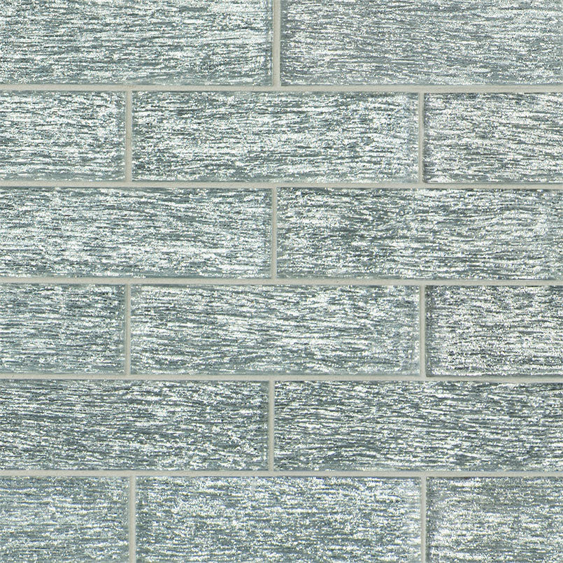 MSI Chilcott Bright Subway Tile 2x6 — Glass Mosaic Tile mesh-mounted for designer installs