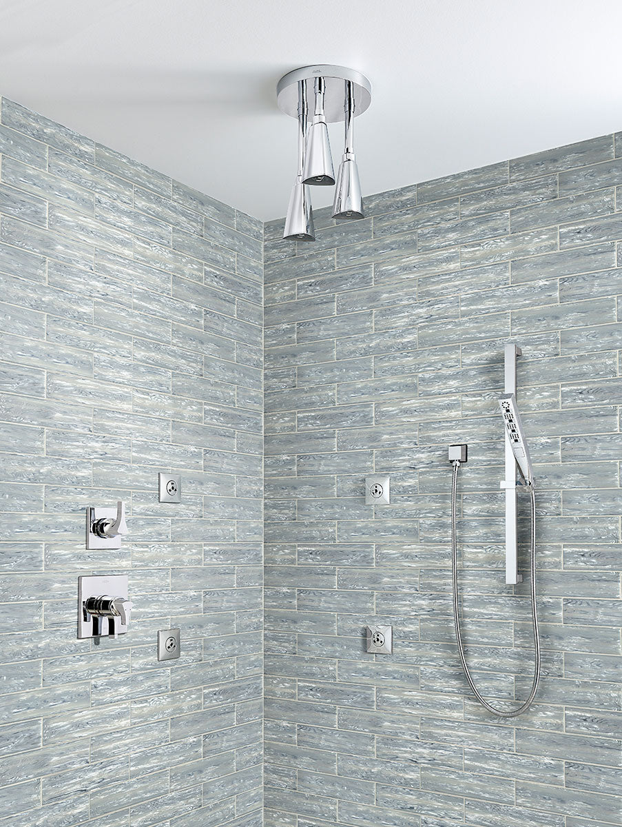 MSI Chilcott Treasure Glass Tile 3x12 — surface detail in natural tonality