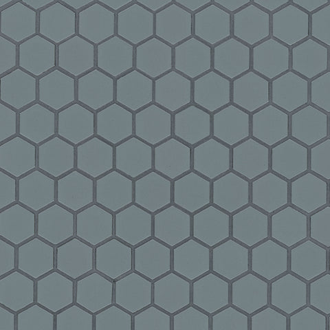 MSI Cielo Azul Hexagon Glossy Mosaic Tile