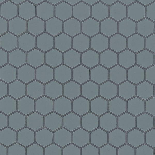 MSI Cielo Azul Hexagon Glossy Mosaic Tile