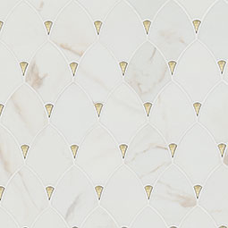 Citadel Gold Trident Tile