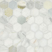 Cloudland 2" Hexagon Polished Tile