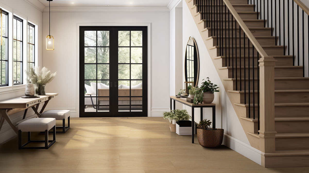 MSI Laurel Coastal Cottage Luxury Vinyl Plank Flooring — surface detail in natural tonality