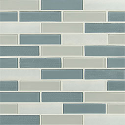 Colosseo Azul Brick Glass Tile