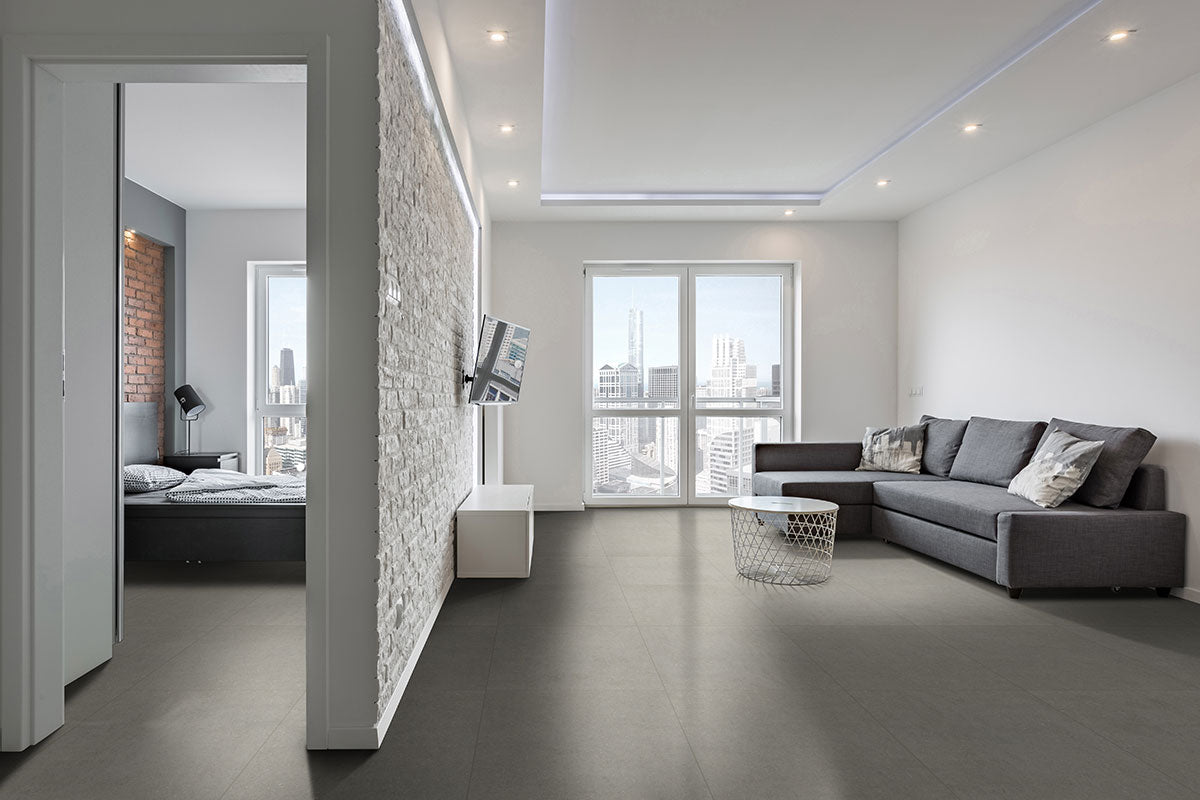 MSI Dimensions Concrete — surface detail in natural tonality