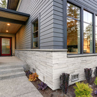 MSI Copen Snow Terrado — surface detail in natural tonality manufactured stone veneer cladding panel