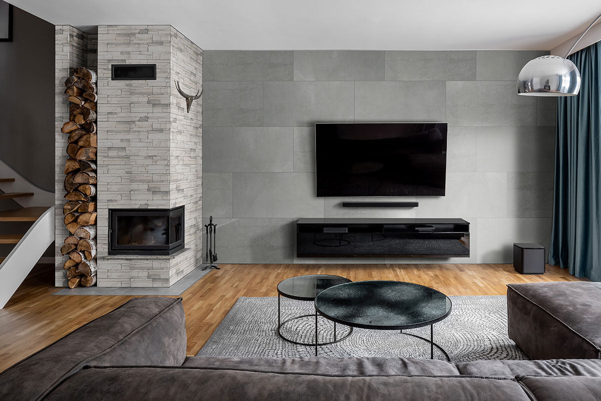 MSI Copen Snow Terrado — surface detail in natural tonality manufactured stone veneer cladding panel