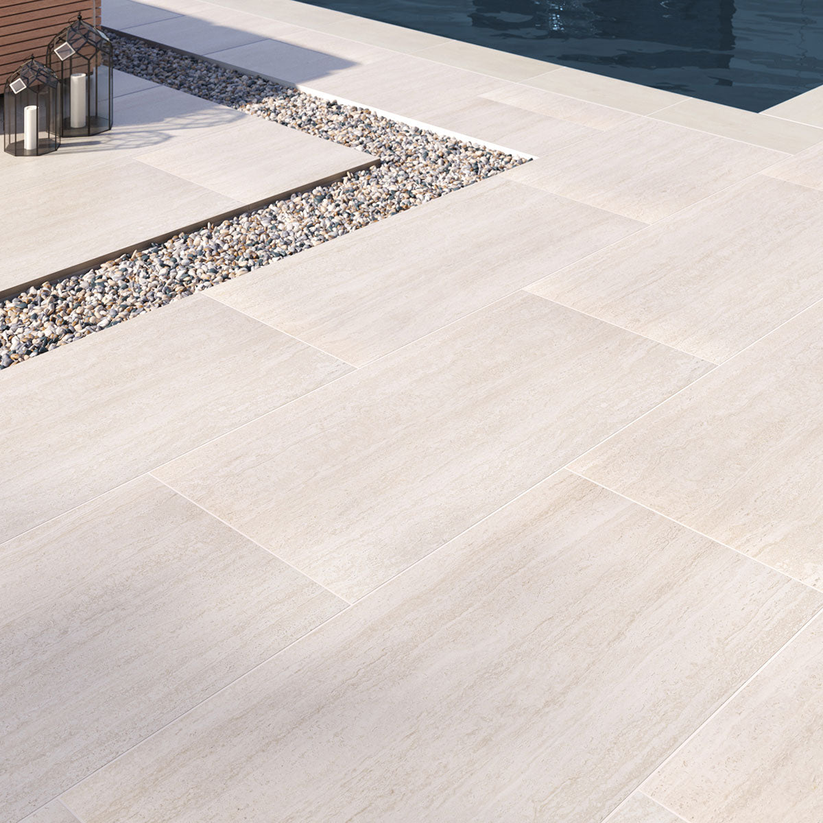 MSI Cordova Lablanca Porcelain Paver — surface detail in natural tonality