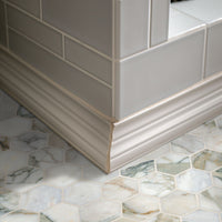 MSI Coronado 2" Hexagon Honed Tile — surface detail in natural tonality