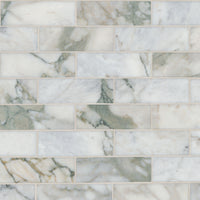 MSI Coronado 2x6 Subway Honed Tile — Natural Stone Mosaic natural stone mosaic mesh-mounted for shower
