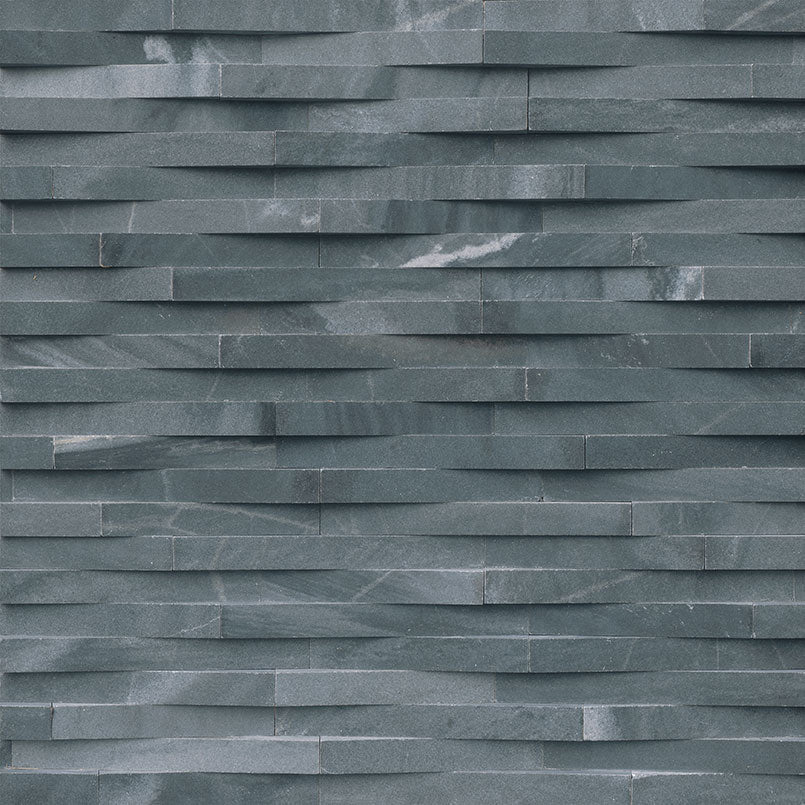 MSI Cosmic Black Wave Rockmount — Rockmount Stone Veneer in black tonality