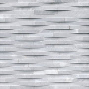 Cosmic Gray 3D Wave Stacked Stone