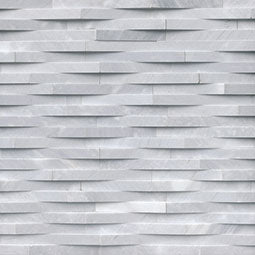 Cosmic Gray 3D Wave Stacked Stone