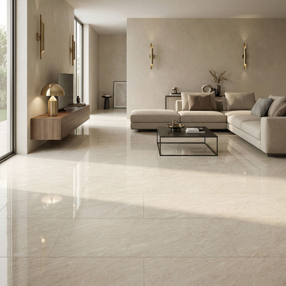 MSI Exotika Cristaline Porcelain Tile — room scene