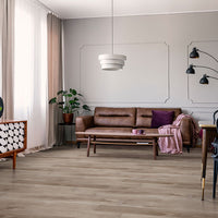 MSI Prescott Whitfield Gray Luxury Vinyl Plank Flooring — surface detail in gray tonality