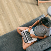 MSI Cyrus Akadia Luxury Vinyl Plank Flooring — surface detail in natural tonality