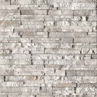 MSI Danbury White Terrado — Manufactured Stone Veneer in white tonality