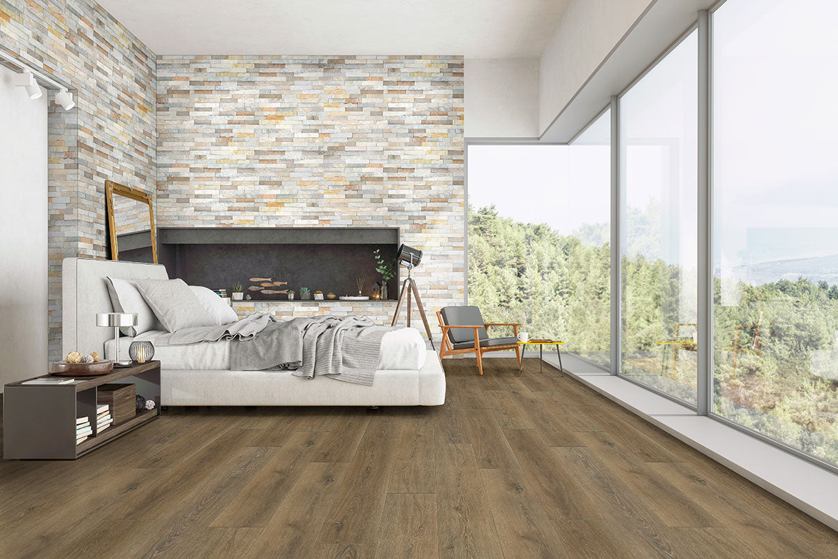 MSI Smithcliffs Delray Rigid Core Flooring — surface detail in natural tonality
