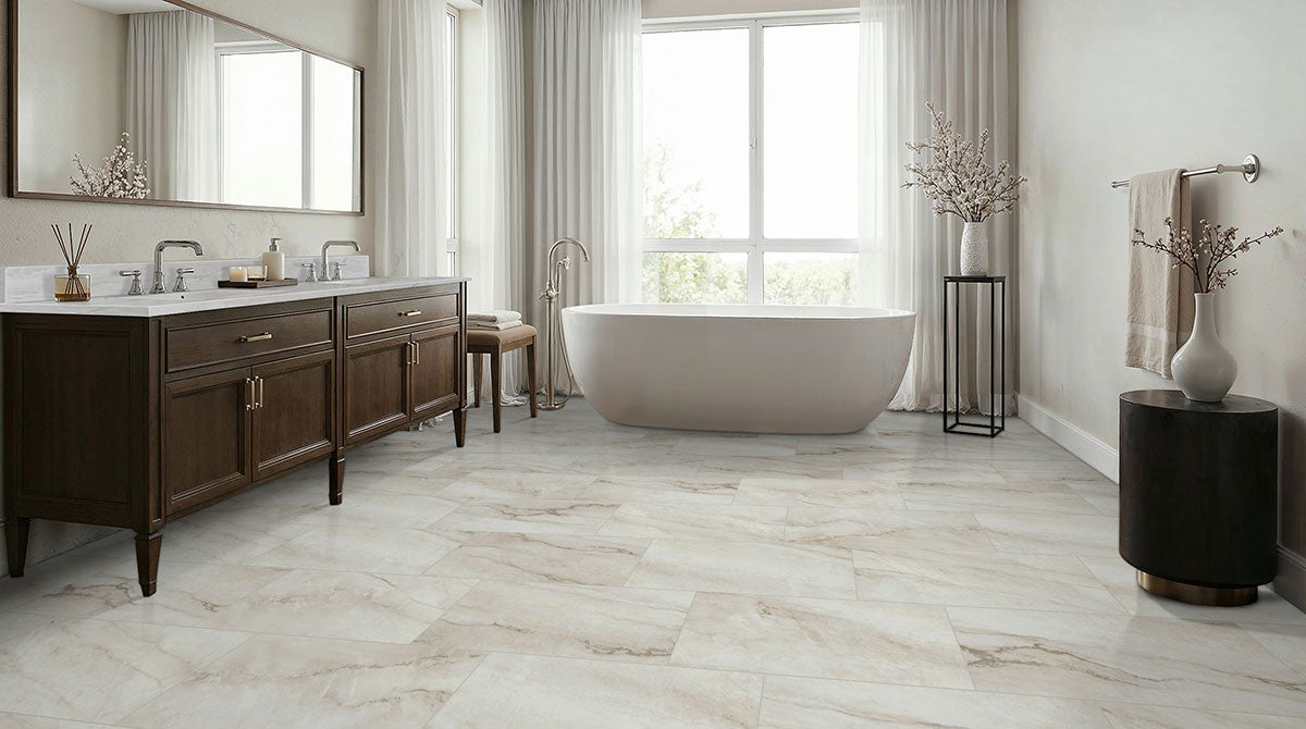 MSI Denali — surface detail in natural tonality metamorphic crystalline slab for kitchen install