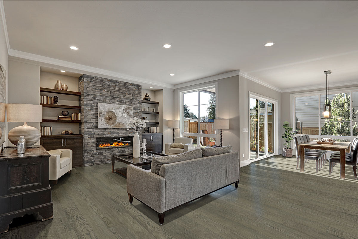 MSI Denali Grey Terrado — surface detail in grey tonality manufactured stone veneer cladding panel
