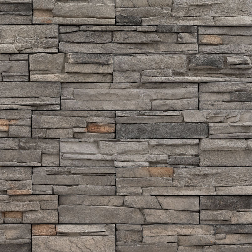 MSI Denali Grey Terrado — Manufactured Stone Veneer in grey tonality