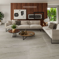 MSI Denali — surface detail in natural tonality metamorphic crystalline slab for kitchen install