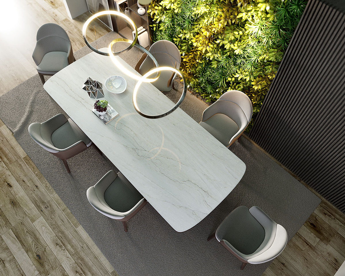 MSI Denali — surface detail in natural tonality metamorphic crystalline slab for kitchen install