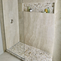 MSI Dorado Pebble Tumbled Tile — surface detail in natural tonality
