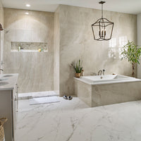 MSI Dorado Pebble Tumbled Tile — surface detail in natural tonality
