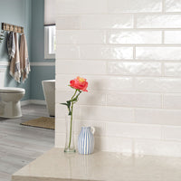 MSI Renzo Dove Ceramic Tile 3x12 — surface detail in natural tonality
