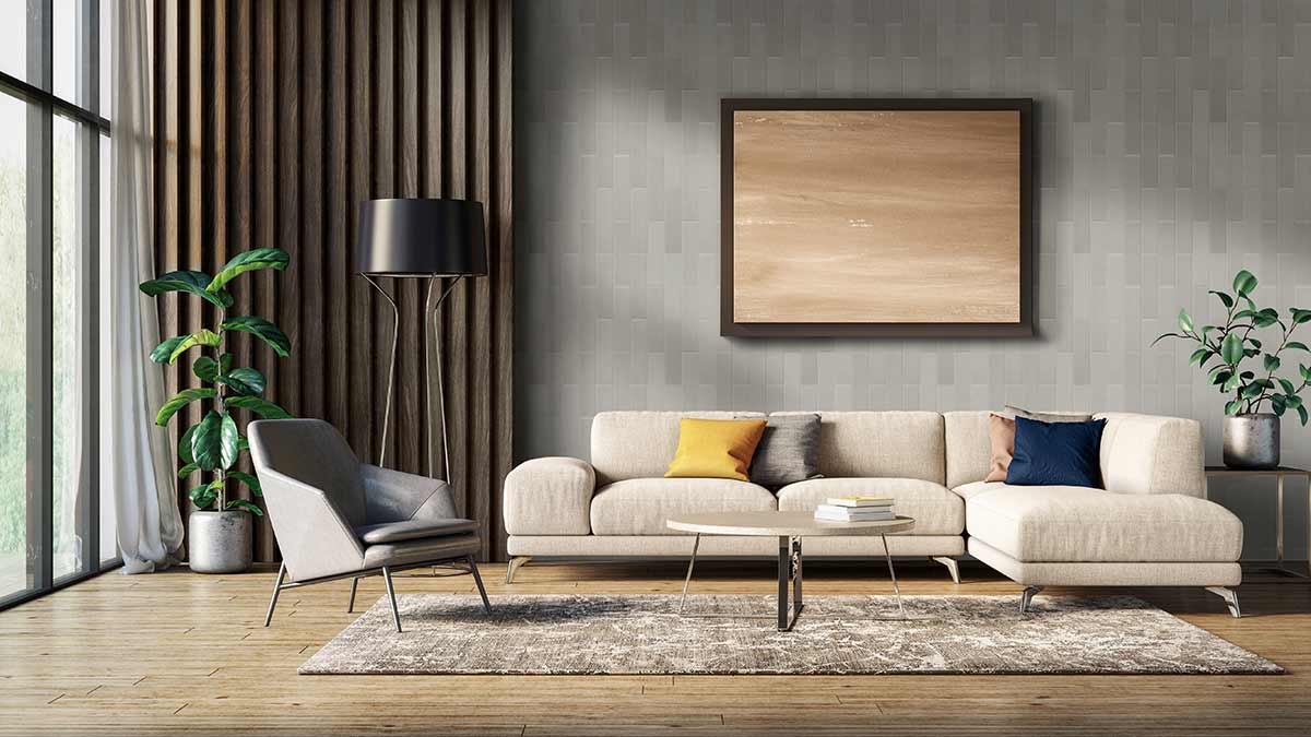 MSI Renzo Dove Ceramic Tile 3x12 — surface detail in natural tonality