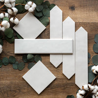 MSI Renzo Dove Ceramic Picket Tile 2.5x13 — surface detail in natural tonality