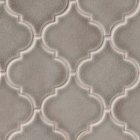 MSI Highland Park Dove Gray Arabesque Tile — Porcelain Wall Tile in gray tonality