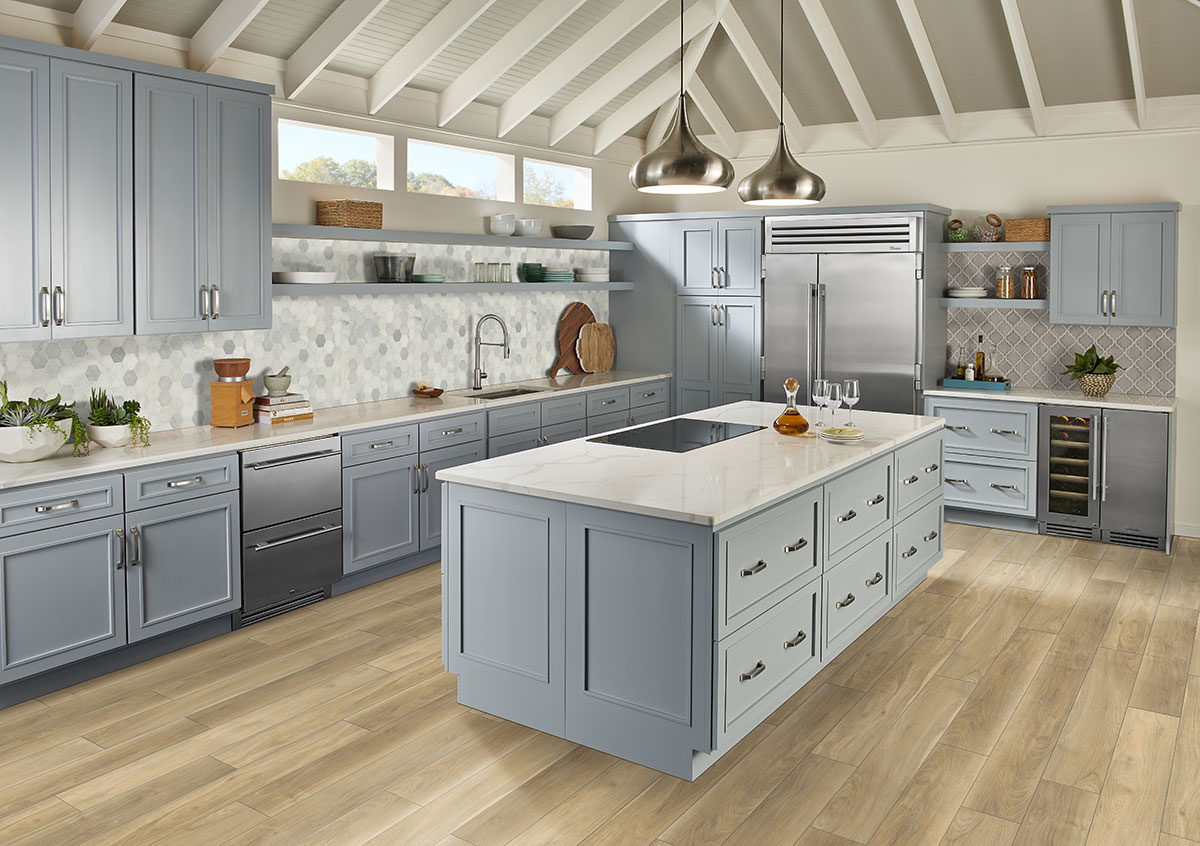MSI Highland Park Dove Gray Arabesque Tile — surface detail in gray tonality