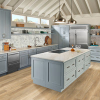 MSI Highland Park Dove Gray Arabesque Tile — surface detail in gray tonality
