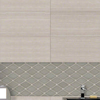 MSI Highland Park Dove Gray Diamond Tile — surface detail in gray tonality