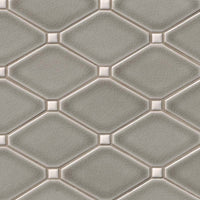 MSI Highland Park Dove Gray Diamond Tile — Porcelain Wall Tile in gray tonality
