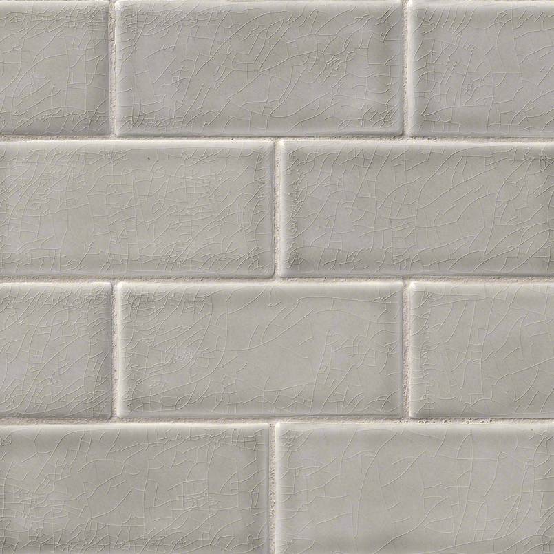 MSI Highland Park Dove Gray Subway Tile 3x6 — Porcelain Wall Tile in gray tonality