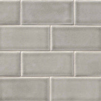 MSI Highland Park Dove Gray Subway Tile 3x6 — Porcelain Wall Tile in gray tonality