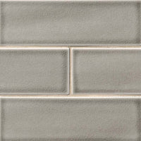 MSI Highland Park Dove Gray Subway Tile 4x12 — Porcelain Wall Tile in gray tonality