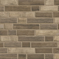 MSI Driftwood Interlocking Glass Tile — Glass Mosaic Tile matte