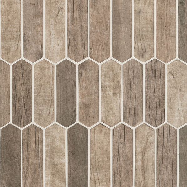MSI Driftwood Picket Glass Tile