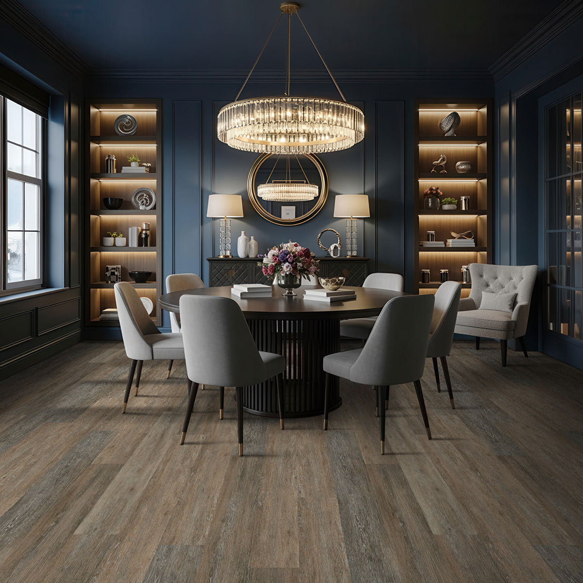 MSI Prescott Dulles Tails Luxury Vinyl Plank Flooring — surface detail in natural tonality