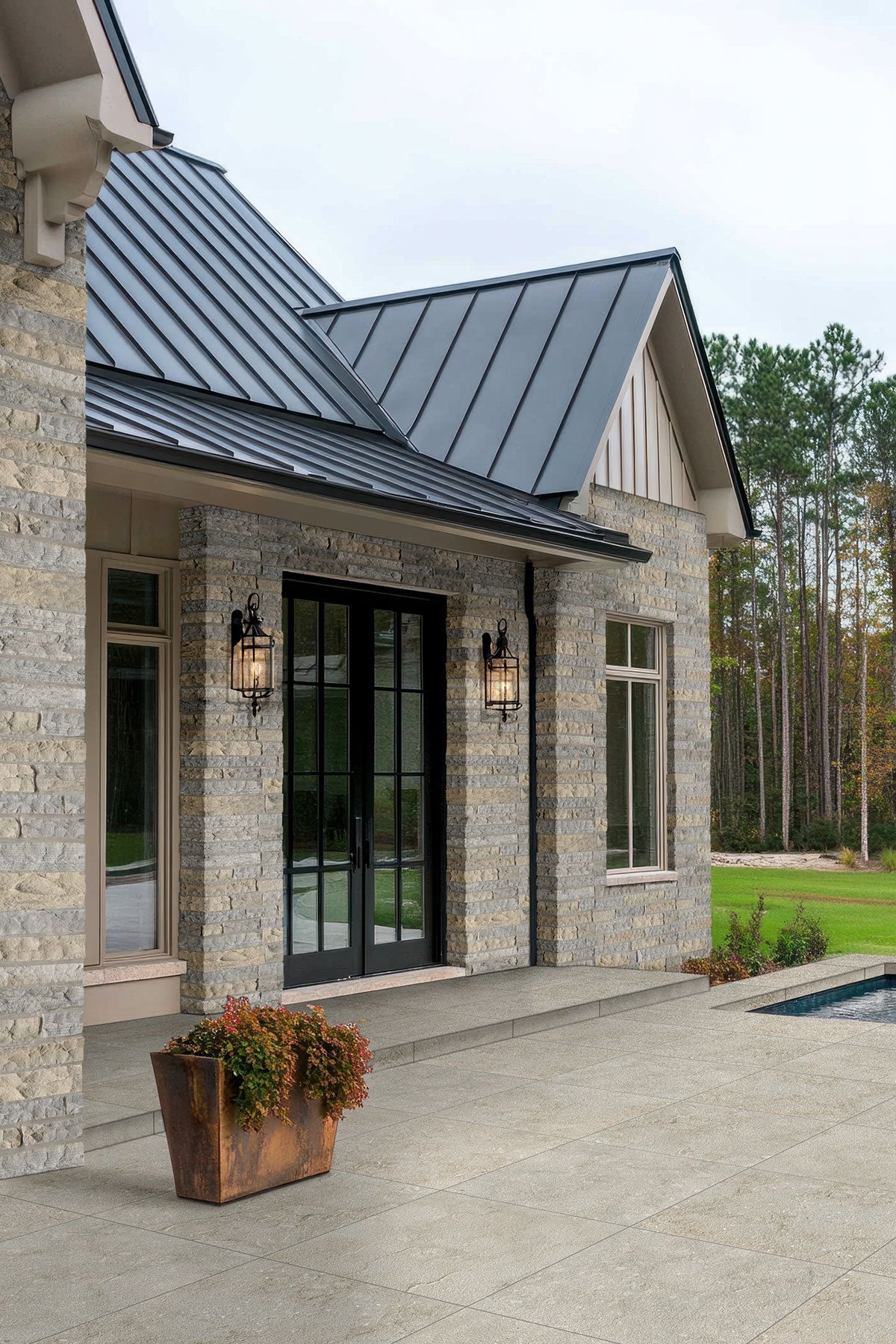 MSI Durham Fall Rockmount Veneers — surface detail in natural tonality