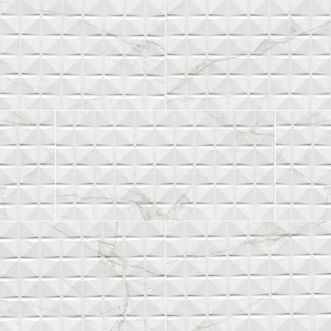 MSI Dymo Calacatta Chex White 12x24