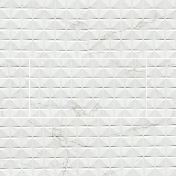 MSI Dymo Calacatta Chex White 12x24