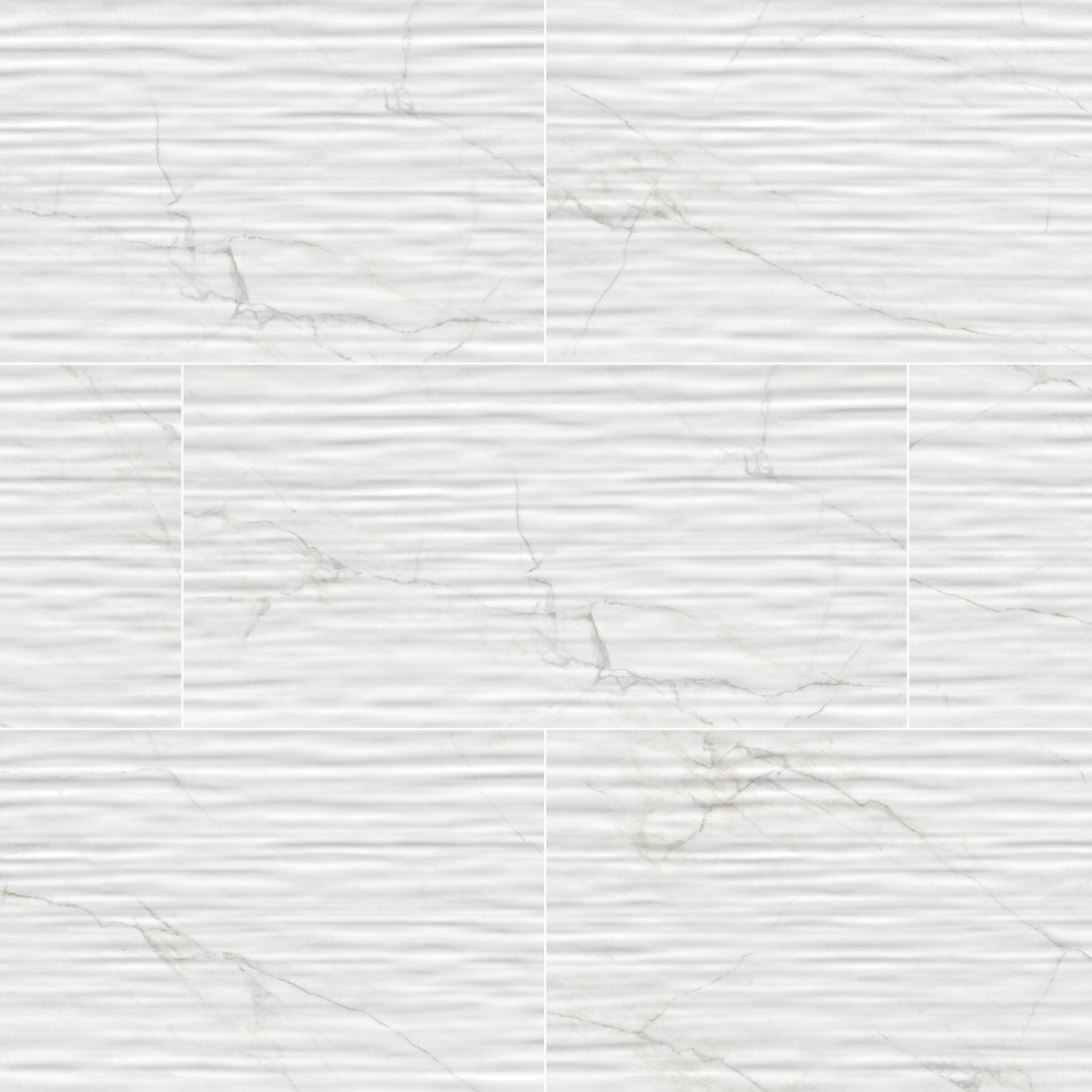 MSI Dymo Calacatta Stripe White 12x24