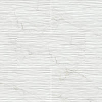 MSI Dymo Calacatta Stripe White 12x24 — Porcelain Wall Tile in white tonality